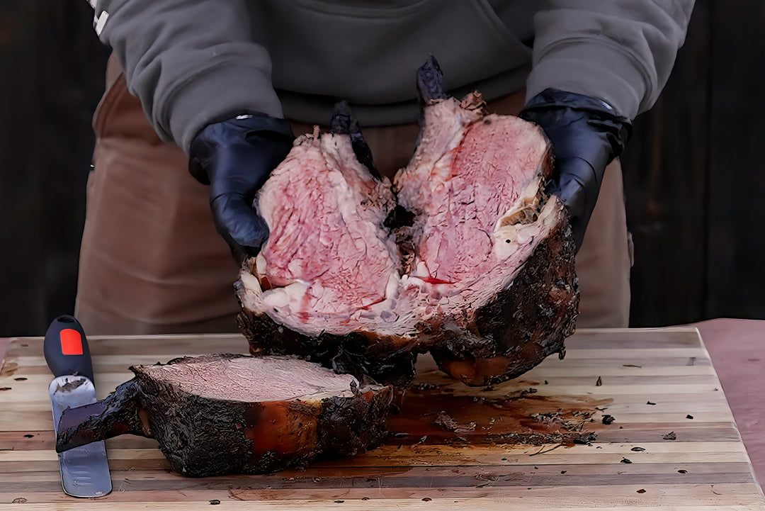 Garlic Herb Crust Prime Rib