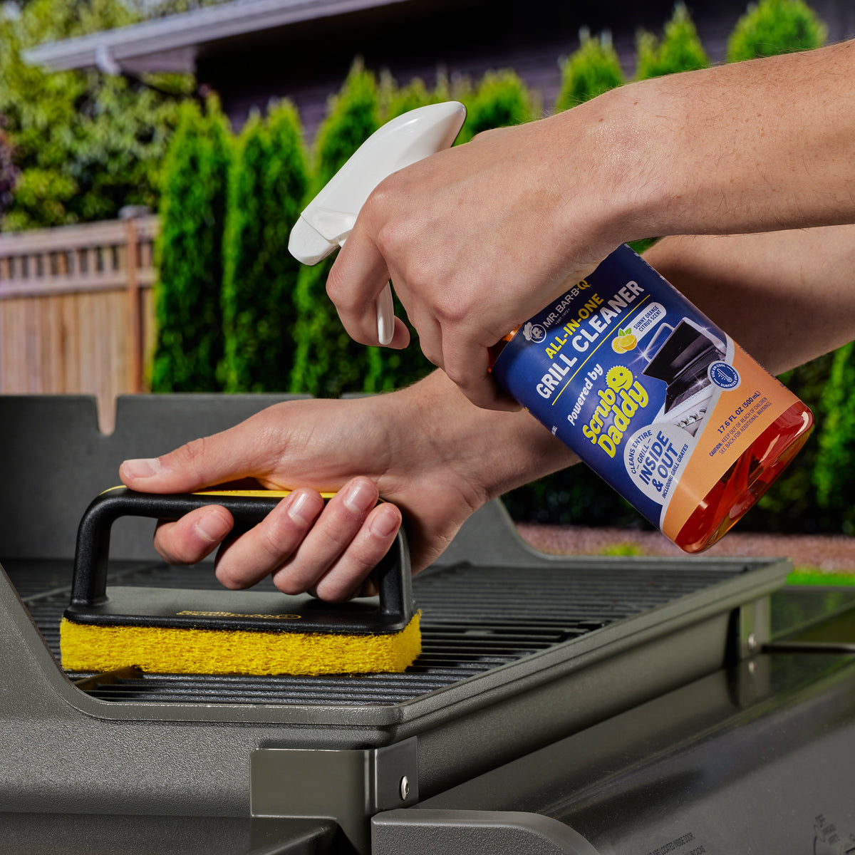Grill Scrubber Brush Set Powered by Scrub Daddy®