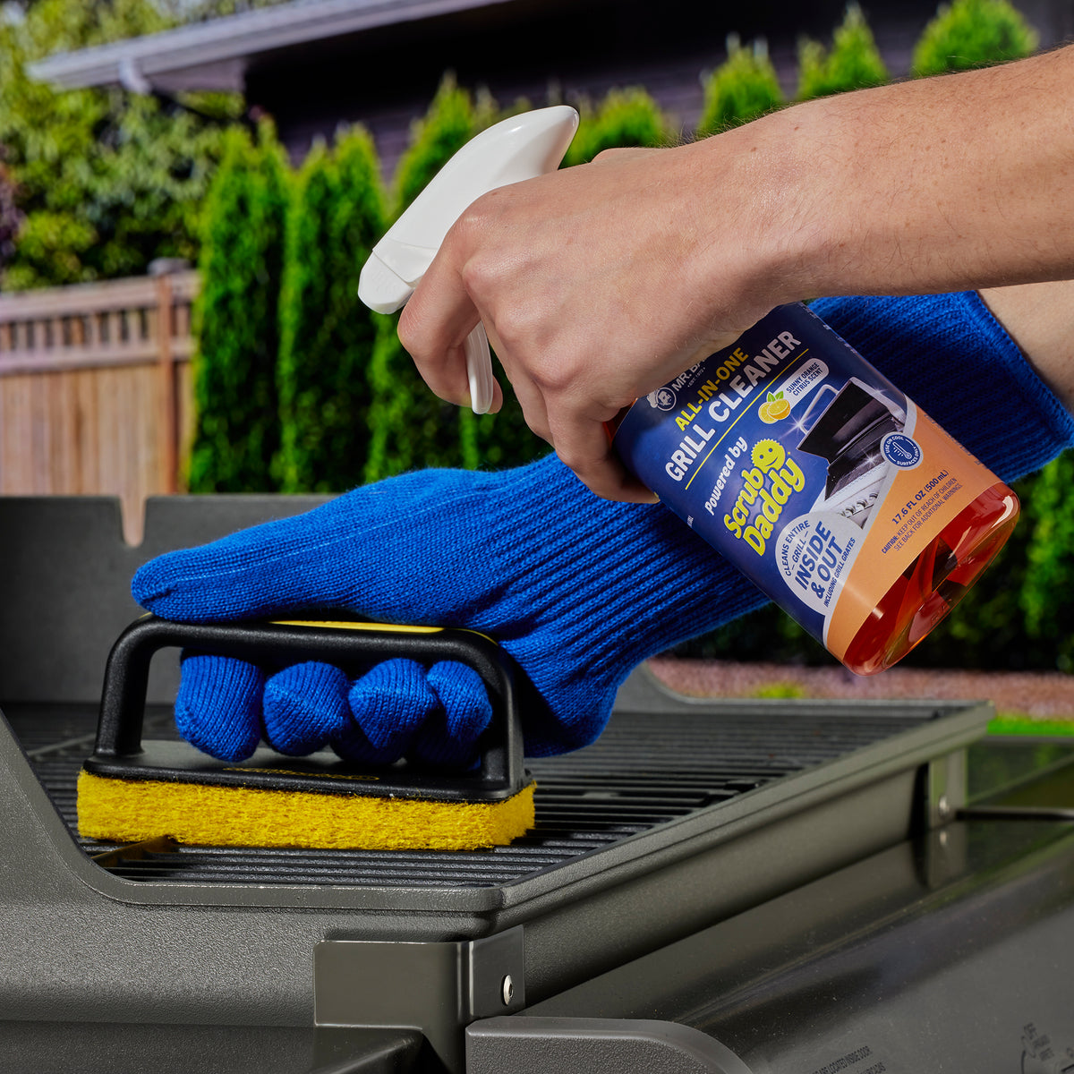 Grill Scrubber Brush Set Powered by Scrub Daddy®