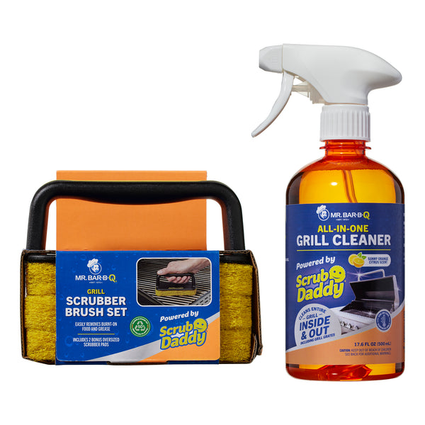 Grill Scrubber Brush Set Powered by Scrub Daddy®