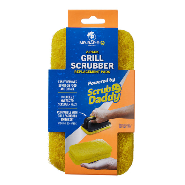 2-Pack Grill Scrubber Replacement Pads Powered by Scrub Daddy®