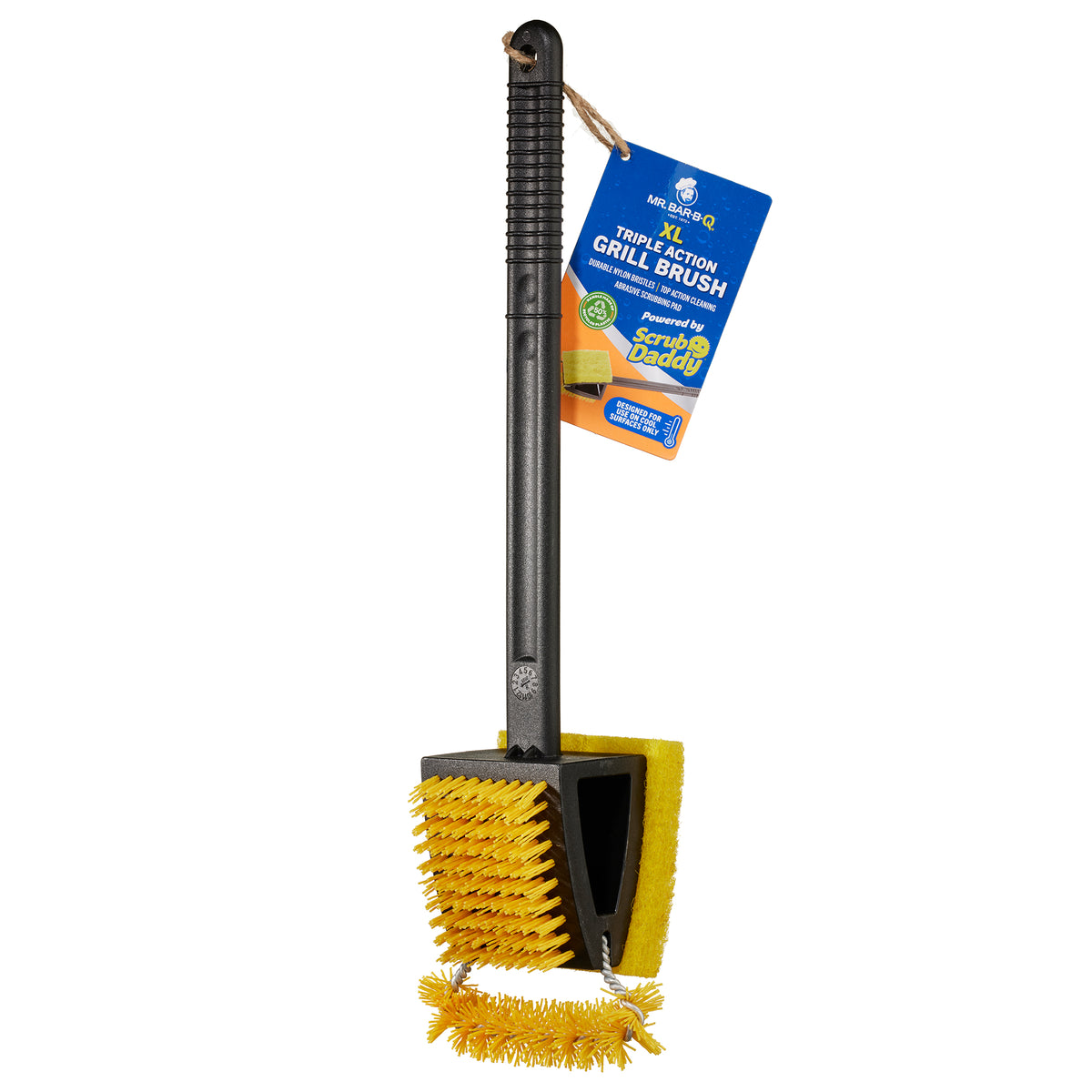 XL Triple Action Grill Brush Powered by Scrub Daddy®