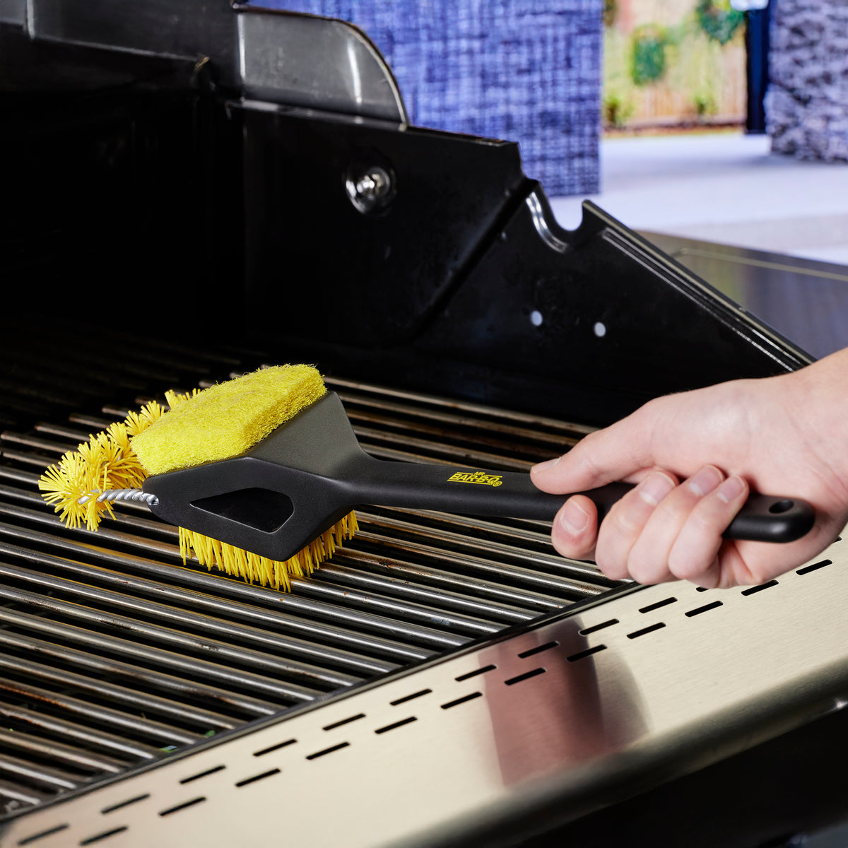 Triple Action Grill Brush Powered by Scrub Daddy®