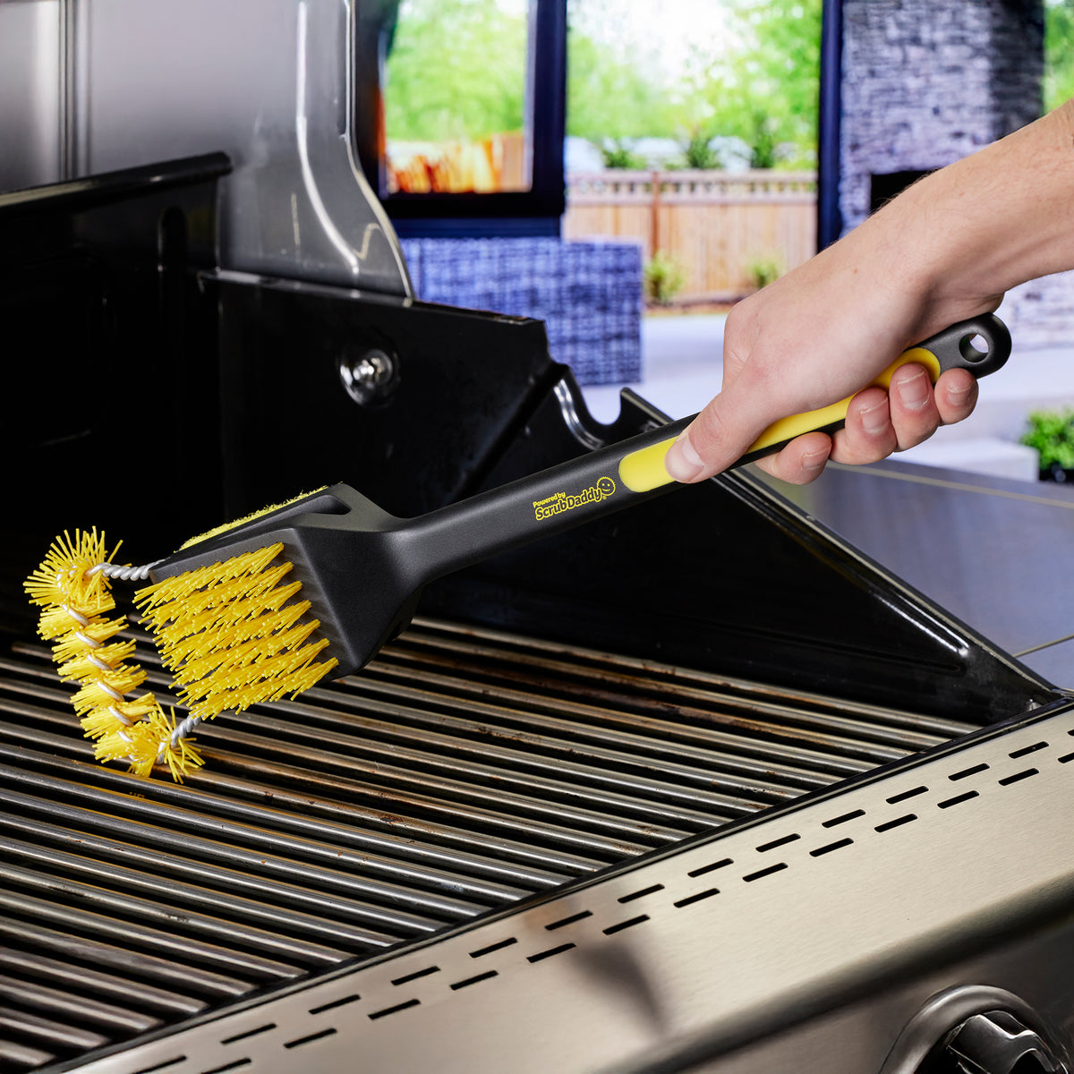 Triple Action Grill Brush Powered by Scrub Daddy®