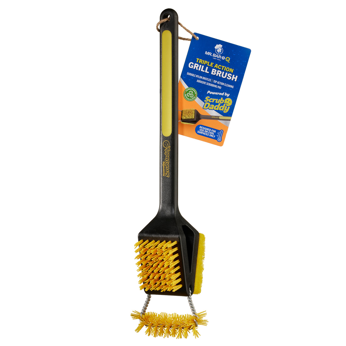 Triple Action Grill Brush Powered by Scrub Daddy®