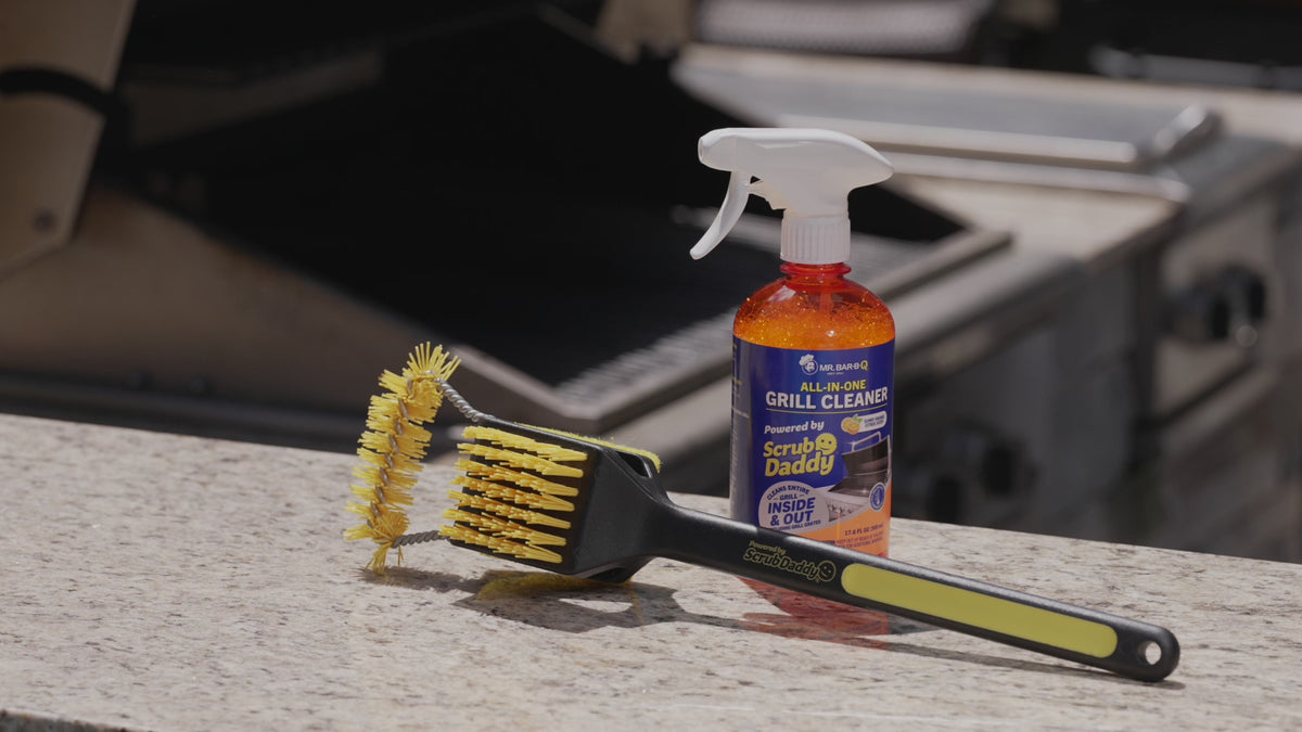 Triple Action Grill Brush Powered by Scrub Daddy®
