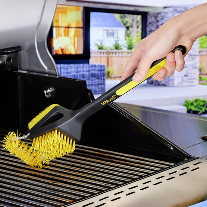Triple Action Grill Brush Powered by Scrub Daddy®